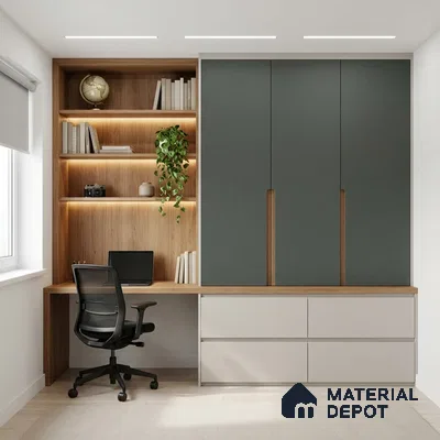 Stone Look LM 24442  8 ft x 4 ft Texture Finish Decorative Laminate - 1 mm | Suitable for TV Unit, Wardrobe, Kitchen Cabinets