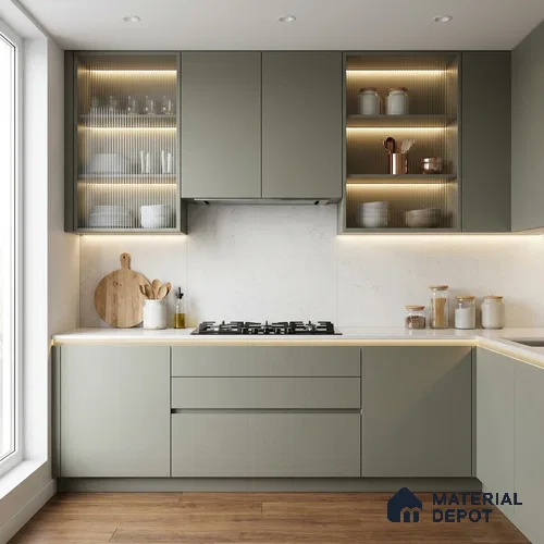 Stone Look LM 24443  8 ft x 4 ft Texture Finish Decorative Laminate - 1 mm | Suitable for TV Unit, Wardrobe, Kitchen Cabinets