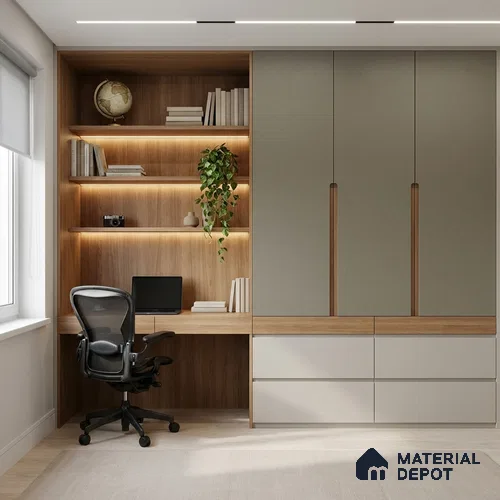 Stone Look LM 24446  8 ft x 4 ft Texture Finish Decorative Laminate - 1 mm | Suitable for TV Unit, Wardrobe, Kitchen Cabinets