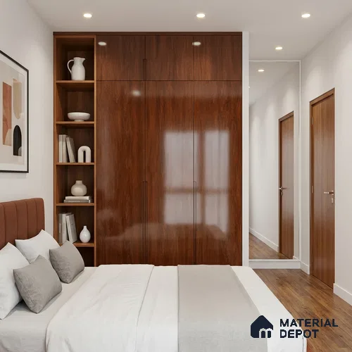 Wooden Look Acrylic Laminate LM 24645 8 ft x 4 ft High Gloss Finish - 1.5 mm | Suitable for TV Unit, Wardrobe, Cabinets
