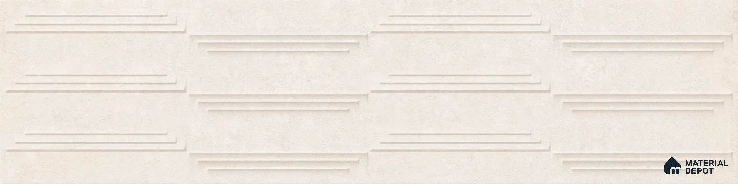 TL 01228 B Loft Crema Diva 1200x300 mm GVT Abstract Look Tile - 9 mm (Sample)