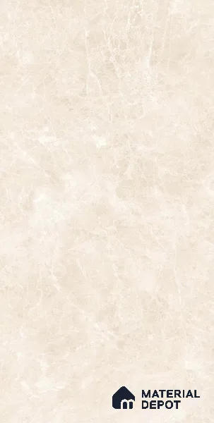 Budget Friendly Marble Floor & Wall Tile Value For Money TL 05593 Crema Logger 4 ft x 2 ft - Vitrified Glossy Finish -9 mm | Suitable for Living Room, Bedroom & Bathroom