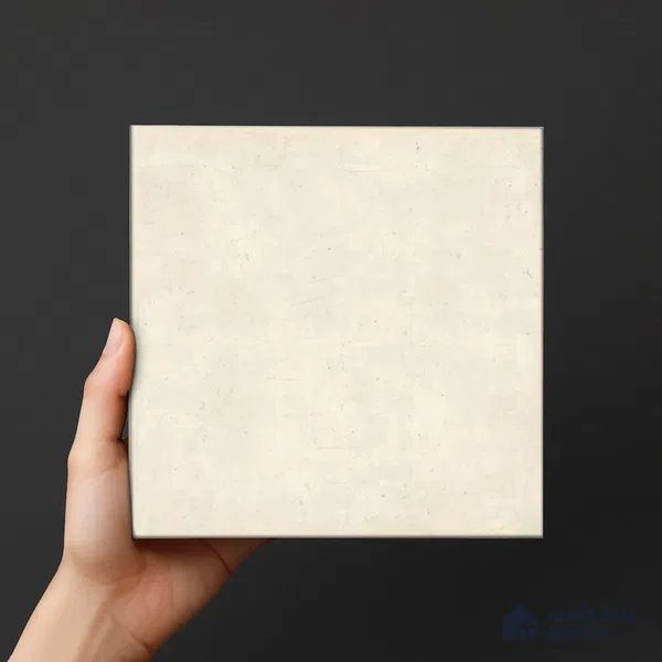 Subway Wall Tile TL 04970 Torpedo Base Vanta Vanilla Slate 8 x 8 inch Ceramic Matte Finish - 10 mm | Suitable for Highlighter Walls, Foyer, Bathroom, Kitchen Wall & Backsplashes (Sample)