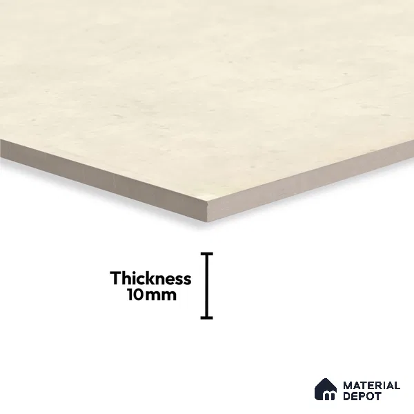 Subway Wall Tile TL 04970 Torpedo Base Vanta Vanilla Slate 8 x 8 inch Ceramic Matte Finish - 10 mm | Suitable for Highlighter Walls, Foyer, Bathroom, Kitchen Wall & Backsplashes (Sample)