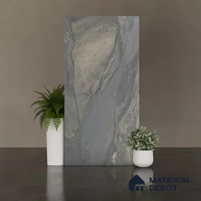 Stone Floor & Wall Tile TL 04456 Lucoto River 4 ft x 2 ft Digital Punch Matte Finish Vitrified Tile - 9 mm | 4 Random Design | Suitable For Living Room, Bedroom, Bathroom (Sample)