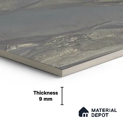 Stone Floor & Wall Tile TL 04456 Lucoto River 4 ft x 2 ft Digital Punch Matte Finish Vitrified Tile - 9 mm | 4 Random Design | Suitable For Living Room, Bedroom, Bathroom (Sample)