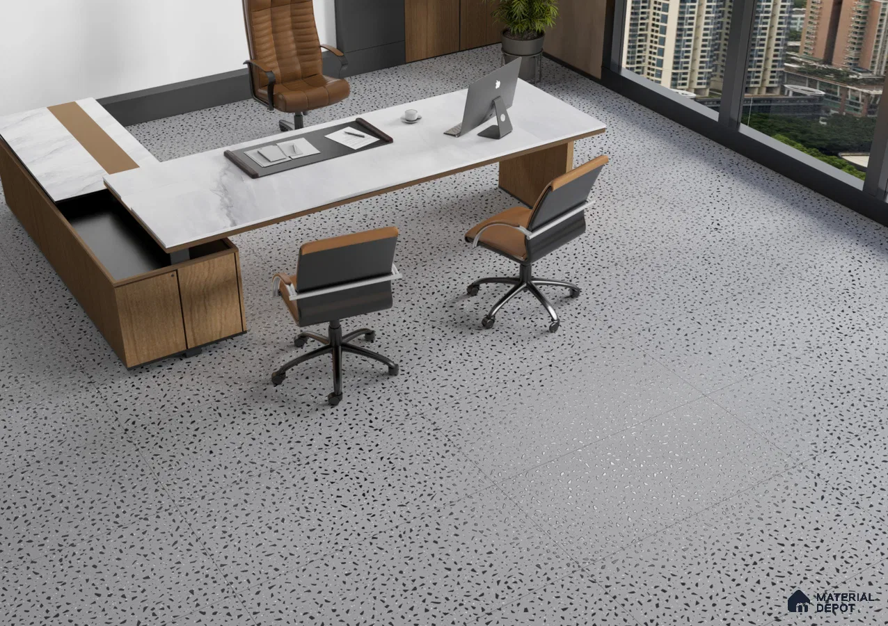 Terrazzo Elegance: An Office Bathed in Natural Light | Material Depot