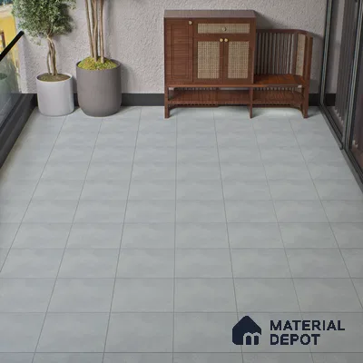 Parking Floor Tile TL 07568 Lunar Dust | 16 x 16 inch | Anti Skid Matte Finish Heavy Duty Vitrified Tile - 12 mm | Suitable For Bathroom, Terrace, Balcony | Pattern Alignment May Vary | 2-3 mm Spacer is Mandatory