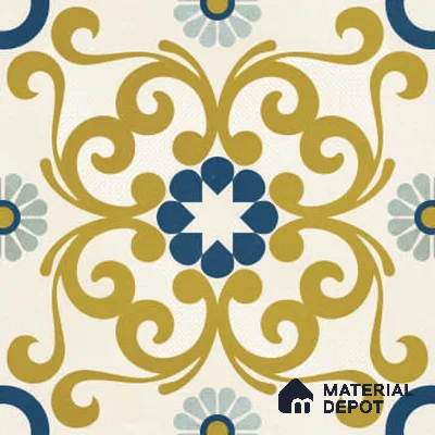 Subway Wall Tile TL 12623 Bella 8 inch x 8 inch Ceramic Luster Matte Finish - 10 mm | Suitable for Kitchen & Bathroom