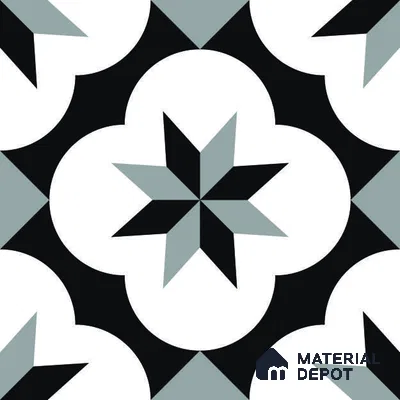 Subway Wall Tile TL 12633 Quad Cube 8 inch x 8 inch Ceramic Luster Matte Finish - 10 mm | Suitable for Kitchen & Bathroom
