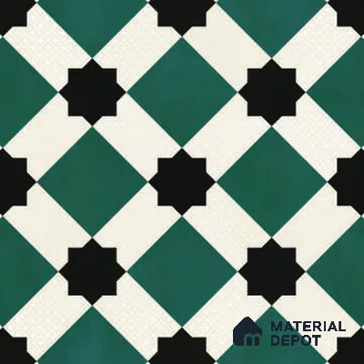 Subway Wall Tile TL 12629 Tin Aqua 8 inch x 8 inch Ceramic Luster Matte Finish - 10 mm | Suitable for Kitchen & Bathroom