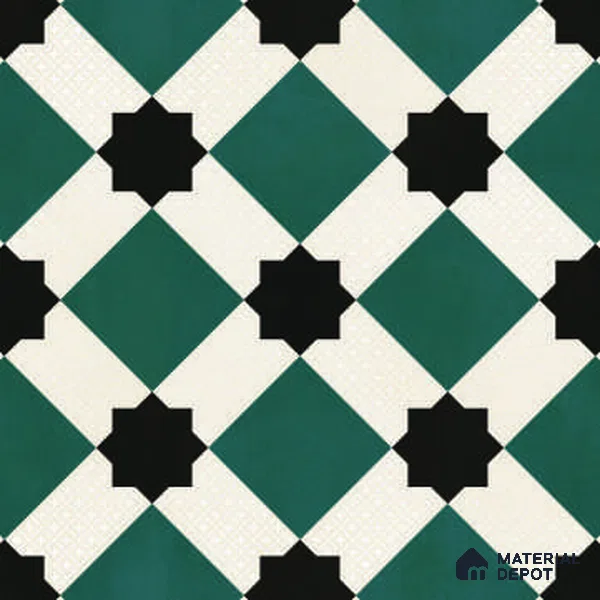 Subway Wall Tile TL 12629 Tin Aqua 8 inch x 8 inch Ceramic Luster Matte Finish - 10 mm | Suitable for Kitchen & Bathroom