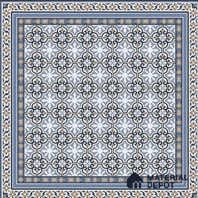 M-10162 Moroccan 300x300 mm Wall & Floor Ceramic Carpet Tile - 7.5 mm (Sample)