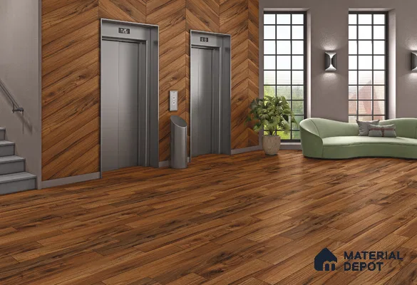 TL 01230 B Madera Teak 1000x200 mm Matte Finish Vitrified Wooden Look Floor Tile - 9 mm | 2-3 mm Spacer is Mandatory