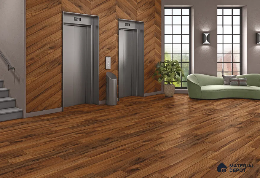TL 01230 B Madera Teak 1000x200 mm Matte Finish Vitrified Wooden Look Floor Tile - 9 mm | 2-3 mm Spacer is Mandatory