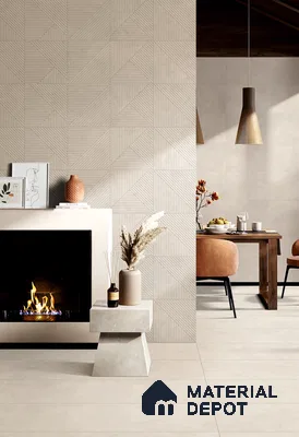 TL 01234 B Magnifica Talc Avenue 1200x300 mm GVT Abstract Look Tile