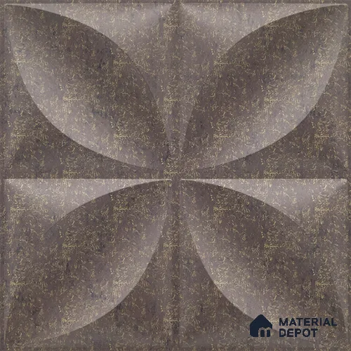 Brown Butterfly PVC Matte Finish 3D Wall Panel | 20 in x 20 in | Magnum Brown - 15 mm | Suitable for Dining, Feature Wall & TV Unit | Width is Subjected to 5% Variation