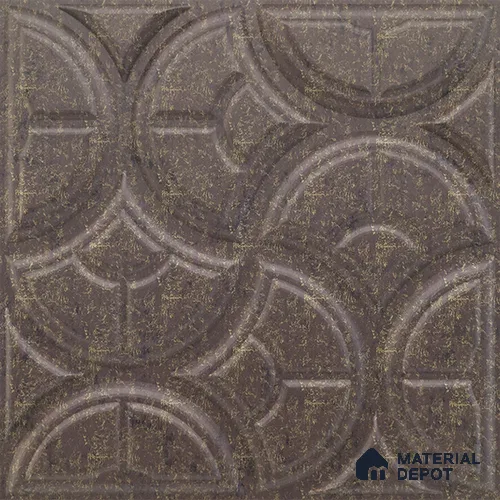 Brown Luna PVC Matte Finish 3D Wall Panel | 20 in x 20 in | Magnum Brown - 15 mm | Suitable for Dining, Feature Wall & TV Unit | Width is Subjected to 5% Variation