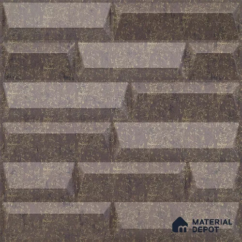 Brown Vault PVC Matte Finish 3D Wall Panel | 20 in x 20 in | Magnum Brown - 15 mm | Suitable for Dining, Feature Wall & TV Unit | Width is Subjected to 5% Variation