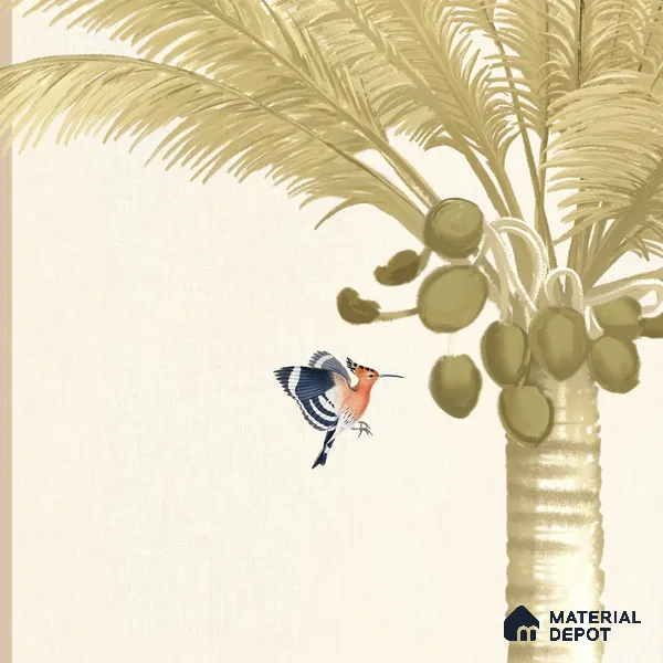 Malang, Tropical Theme Wallpaper for Walls Sukoon Series Handmade Tropical Design (Customised Size Wallpaper)