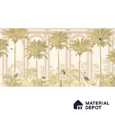 Malang, Tropical Theme Wallpaper for Walls Sukoon Series Handmade Tropical Design (Customised Size Wallpaper)