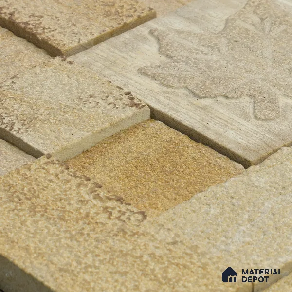 WL 00107 Maple 300 x 300 mm Natural Stone Wall Cladding | Stone is a Natural Product, Please Expect Variation in Shades