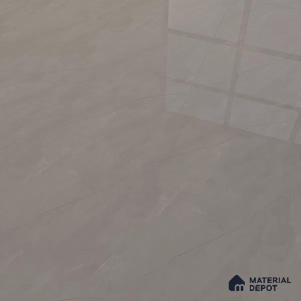 Marble Floor & Wall Tile TL 07098 Froges Grey 4 ft x 2 ft Glossy Finish Vitrified Tile - 9 mm | 3 Random Design | Suitable For living Room, Bedroom, Bathroom (Sample)