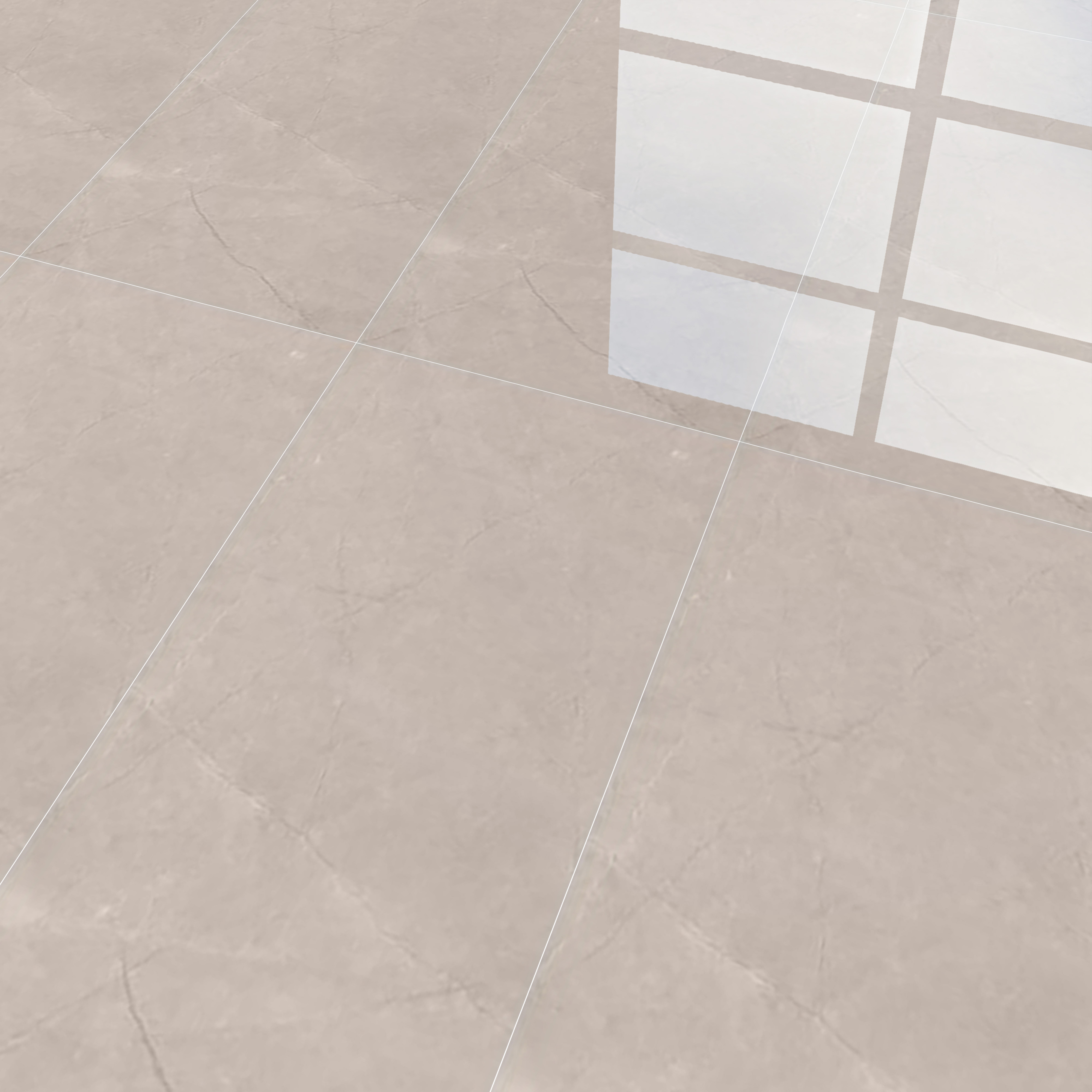 Marble Floor & Wall Tile TL 07123 Pulpis Silver 4 ft x 2 ft Glossy Finish Vitrified Tile - 9 mm | 4 Random Design | Suitable For living Room, Bedroom, Bathroom (Sample)