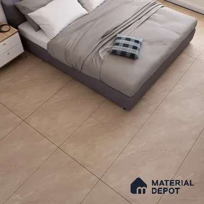 Marble Floor & Wall Tile TL 07096 B Froges Brown 4 ft x 2 ft Matte Finish Vitrified Tile - 9 mm | 3 Random Design | Suitable For living Room, Bedroom, Bathroom (Sample)