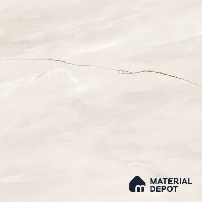 Marble Floor & Wall Tile TL 07095 Froges Bianco 4 ft x 2 ft Glossy Finish Vitrified Tile - 9 mm | 3 Random Design | Suitable For living Room, Bedroom, Bathroom | Random Designs