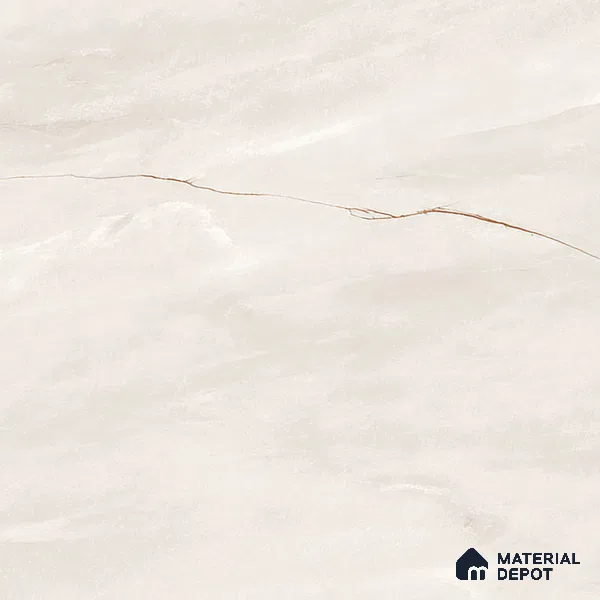 Marble Floor & Wall Tile TL 07095 Froges Bianco 4 ft x 2 ft Glossy Finish Vitrified Tile - 9 mm | 3 Random Design | Suitable For living Room, Bedroom, Bathroom | Random Designs