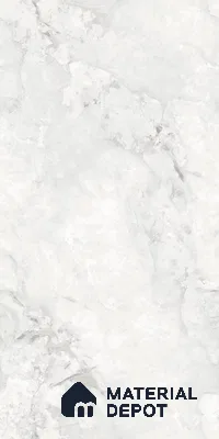 Marble Floor & Wall Tile TL 07126 Aang White 4 ft x 2 ft Glossy Finish Vitrified Tile - 9 mm | 3 Random Design | Suitable For living Room, Bedroom, Bathroom | Random Designs