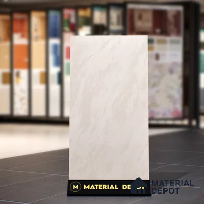 Marble Floor & Wall Tile TL 07097 B Froges Crema 4 ft x 2 ft Matte Finish Vitrified Tile - 9 mm | 3 Random Design | Suitable For living Room, Bedroom, Bathroom (Sample)