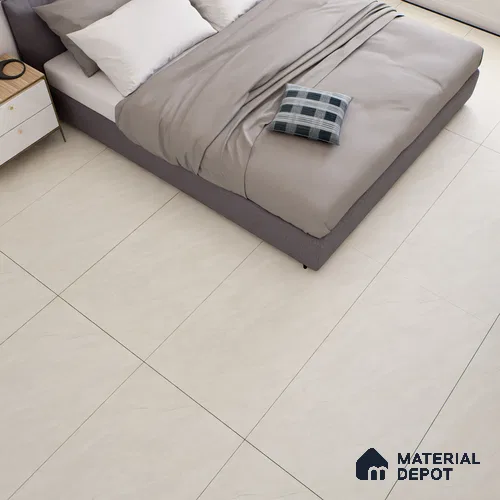 Marble Floor & Wall Tile TL 07097 B Froges Crema 4 ft x 2 ft Matte Finish Vitrified Tile - 9 mm | 3 Random Design | Suitable For living Room, Bedroom, Bathroom | Random Designs