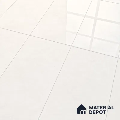 Marble Floor & Wall Tile TL 07094 Pulpis Bianco 4 ft x 2 ft Glossy Finish Vitrified Tile - 9 mm | 4 Random Design | Suitable For living Room, Bedroom, Bathroom (Sample)