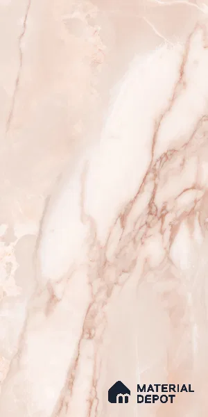 Marble Floor & Wall Tile TL 10261 H Sparta Rose 4 ft x 2 ft Matte Finish Vitrified Tile - 9 mm | 4 Random Design | Suitable For living Room, Bedroom, Bathroom