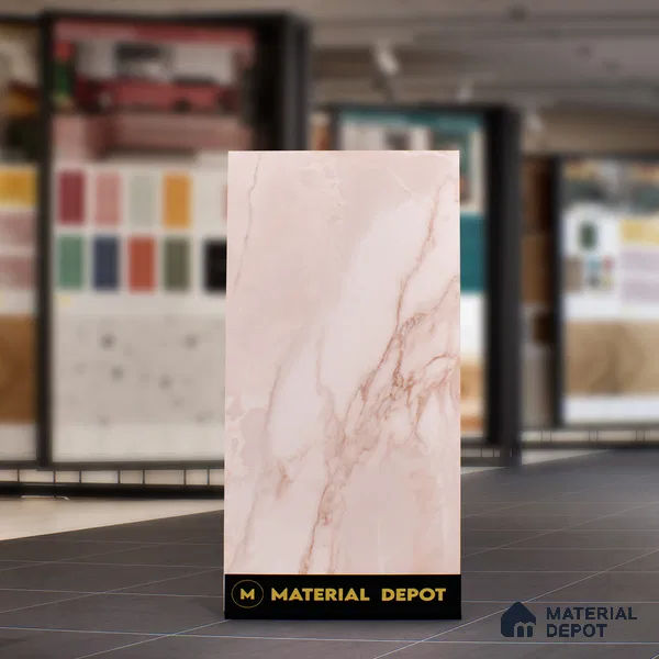 Marble Floor & Wall Tile TL 10261 H Sparta Rose 4 ft x 2 ft Matte Finish Vitrified Tile - 9 mm | 4 Random Design | Suitable For living Room, Bedroom, Bathroom
