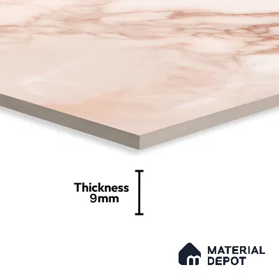 Marble Floor & Wall Tile TL 10261 H Sparta Rose 4 ft x 2 ft Matte Finish Vitrified Tile - 9 mm | 4 Random Design | Suitable For living Room, Bedroom, Bathroom