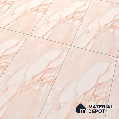 Marble Floor & Wall Tile TL 10261 H Sparta Rose 4 ft x 2 ft Matte Finish Vitrified Tile - 9 mm | 4 Random Design | Suitable For living Room, Bedroom, Bathroom