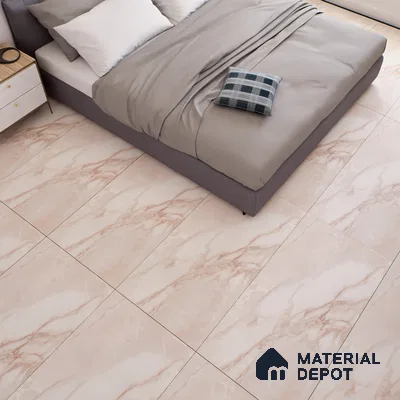 Marble Floor & Wall Tile TL 10261 H Sparta Rose 4 ft x 2 ft Matte Finish Vitrified Tile - 9 mm | 4 Random Design | Suitable For living Room, Bedroom, Bathroom