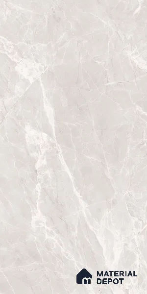 Marble Floor & Wall Tile TL 07091 Balki Bianco 4 ft x 2 ft Matte Finish Vitrified Tile - 9 mm | 4 Random Design | Suitable For living Room, Bedroom, Bathroom