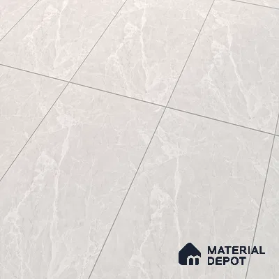 Marble Floor & Wall Tile TL 07091 Balki Bianco 4 ft x 2 ft Matte Finish Vitrified Tile - 9 mm | 4 Random Design | Suitable For living Room, Bedroom, Bathroom