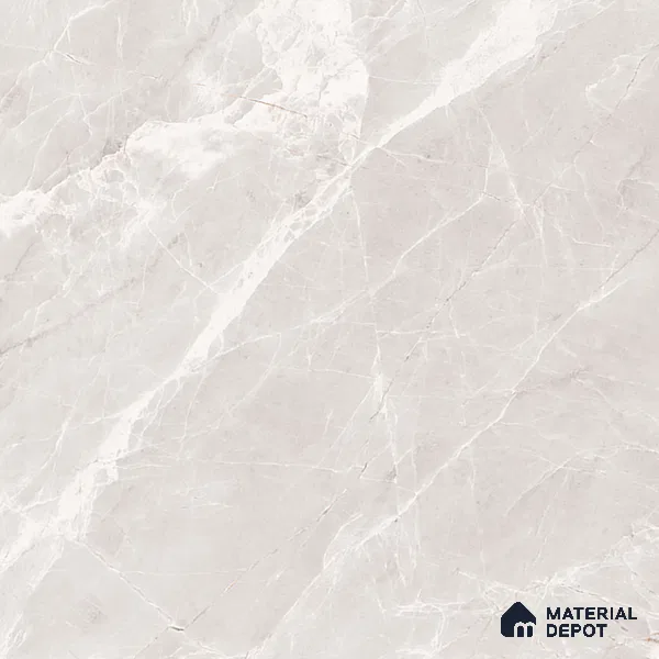 Marble Floor & Wall Tile TL 07091 Balki Bianco 4 ft x 2 ft Matte Finish Vitrified Tile - 9 mm | 4 Random Design | Suitable For living Room, Bedroom, Bathroom