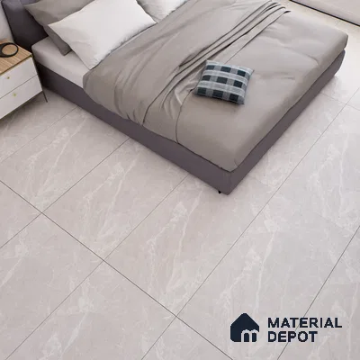 Marble Floor & Wall Tile TL 07091 Balki Bianco 4 ft x 2 ft Matte Finish Vitrified Tile - 9 mm | 4 Random Design | Suitable For living Room, Bedroom, Bathroom