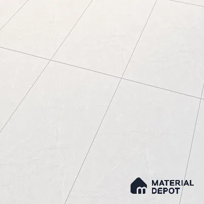 Marble Floor & Wall Tile TL 07142 Egeo Bianco 4 ft x 2 ft Matte Finish Vitrified Tile - 9 mm | 4 Random Design | Suitable For living Room, Bedroom, Bathroom | Random Designs