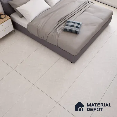Marble Floor & Wall Tile TL 07142 Egeo Bianco 4 ft x 2 ft Matte Finish Vitrified Tile - 9 mm | 4 Random Design | Suitable For living Room, Bedroom, Bathroom | Random Designs