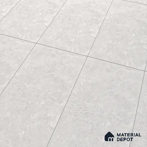 Marble Floor & Wall Tile TL 07108 Runa Bianco 4 ft x 2 ft Matte Finish Vitrified Tile - 9 mm | 4 Random Design | Suitable For living Room, Bedroom, Bathroom