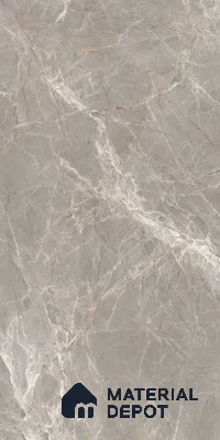 Marble Floor & Wall Tile TL 07093 B Balki Grey 4 ft x 2 ft Glossy Finish Vitrified Tile - 9 mm | 4 Random Design | Suitable For living Room, Bedroom, Bathroom (Sample)