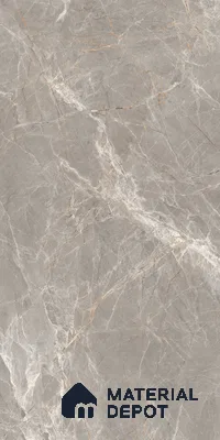 Marble Floor & Wall Tile TL 07093 Balki Grey 4 ft x 2 ft Matte Finish Vitrified Tile - 9 mm | 4 Random Design | Suitable For living Room, Bedroom, Bathroom | Random Designs