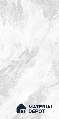 Marble Floor & Wall Tile TL 07158 Jerico Bianco 4 ft x 2 ft Matte Finish Vitrified Tile - 9 mm | 4 Random Design | Suitable For living Room, Bedroom, Bathroom (Sample)